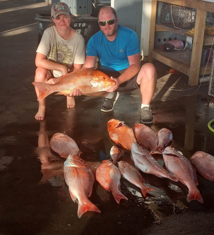 Blasting Red Snapper In Galveston Waters